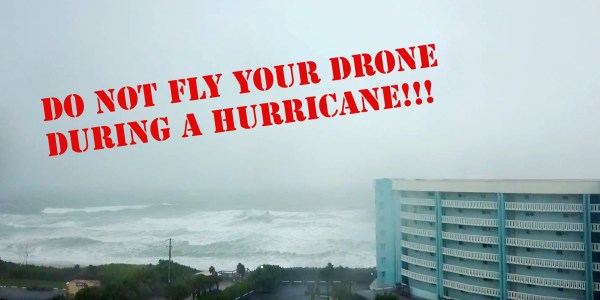 Do not fly your mavic pro drone in hurricane irma in florida