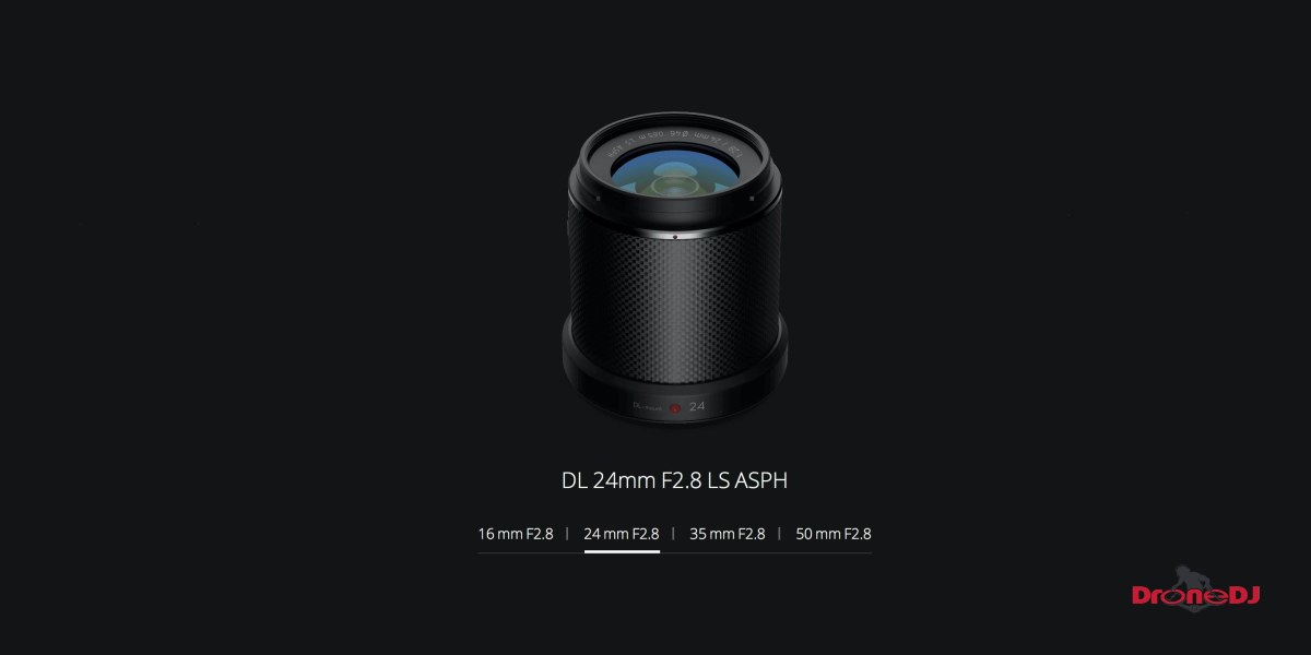 DroneDJ DJI Zenmuse X7 DL 24mm F2.8 LS ASPH Leaf Shutter Lens Feature