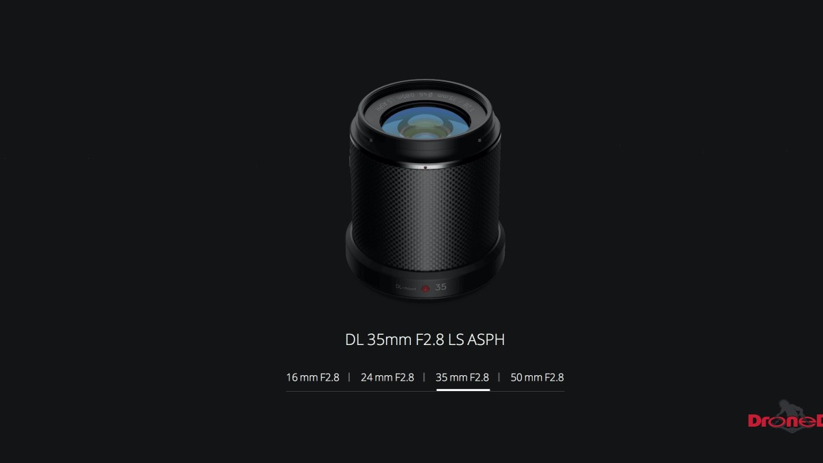 DroneDJ DJI Zenmuse X7 DL 35mm F2.8 LS ASPH Leaf Shutter Lens Feature