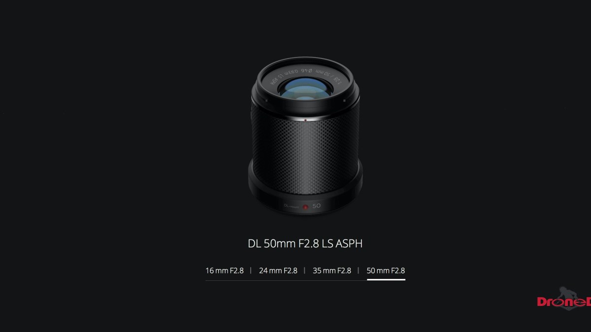 DroneDJ DJI Zenmuse X7 DL 50mm F2.8 LS ASPH Leaf Shutter Lens Feature