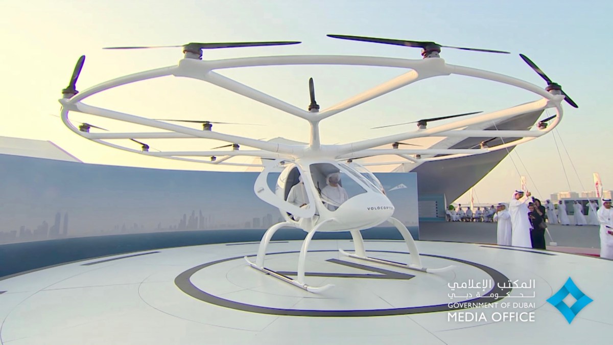 Dubai aims to be first city with flying drone taxis