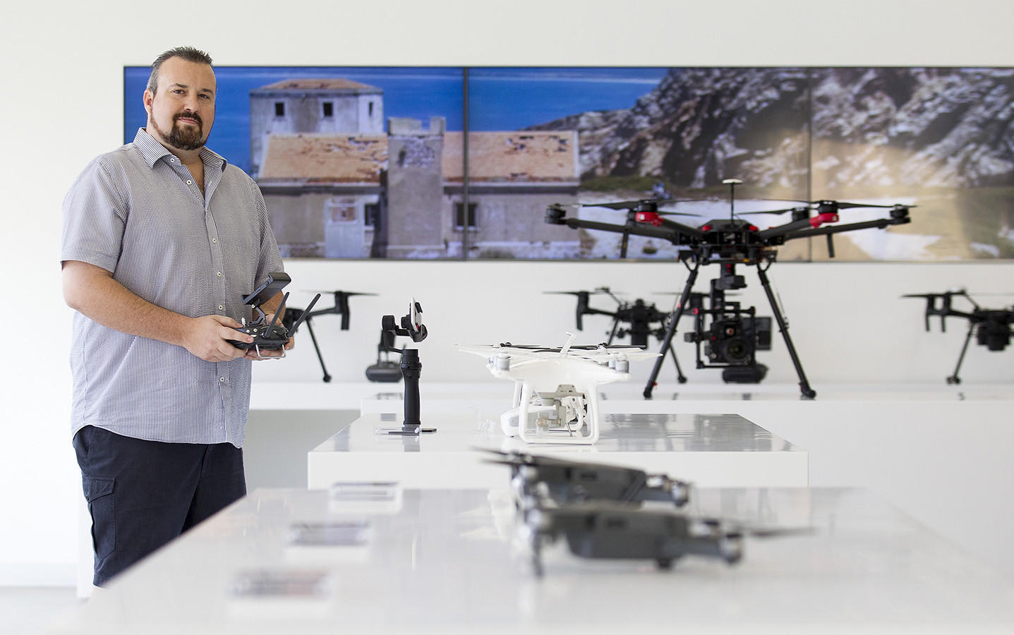 New DJI drone store opening today in Costa Mesa in Orange County, CA