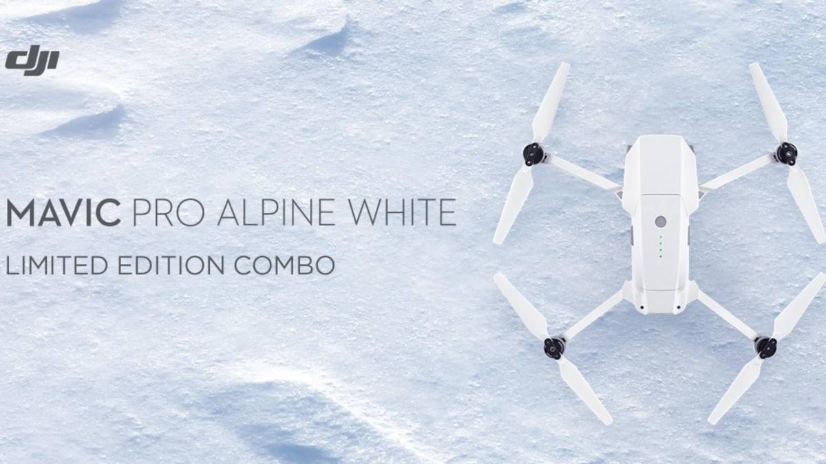 DJI offers Alpine White Mavic Pro drone for holiday season - limited edition