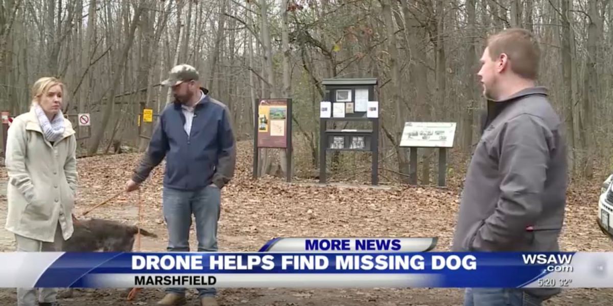 Missing dog found after 3 days with help from DJI Inspire drone