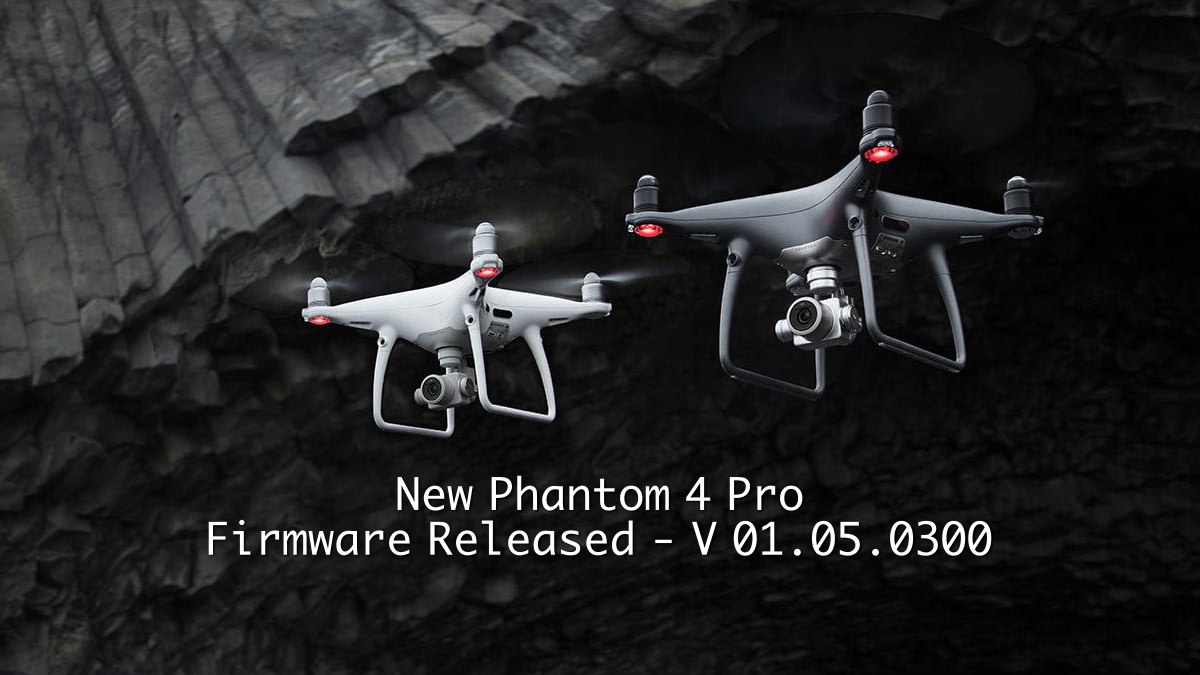 dji phantom 4 pro drone firmware update