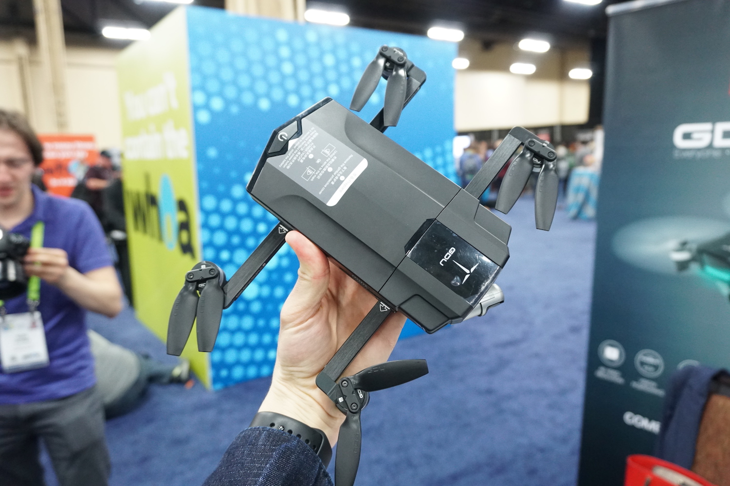 Drones at CES Unveiled 2018 — GDU, Drone Interactive, and Eyesee show latest