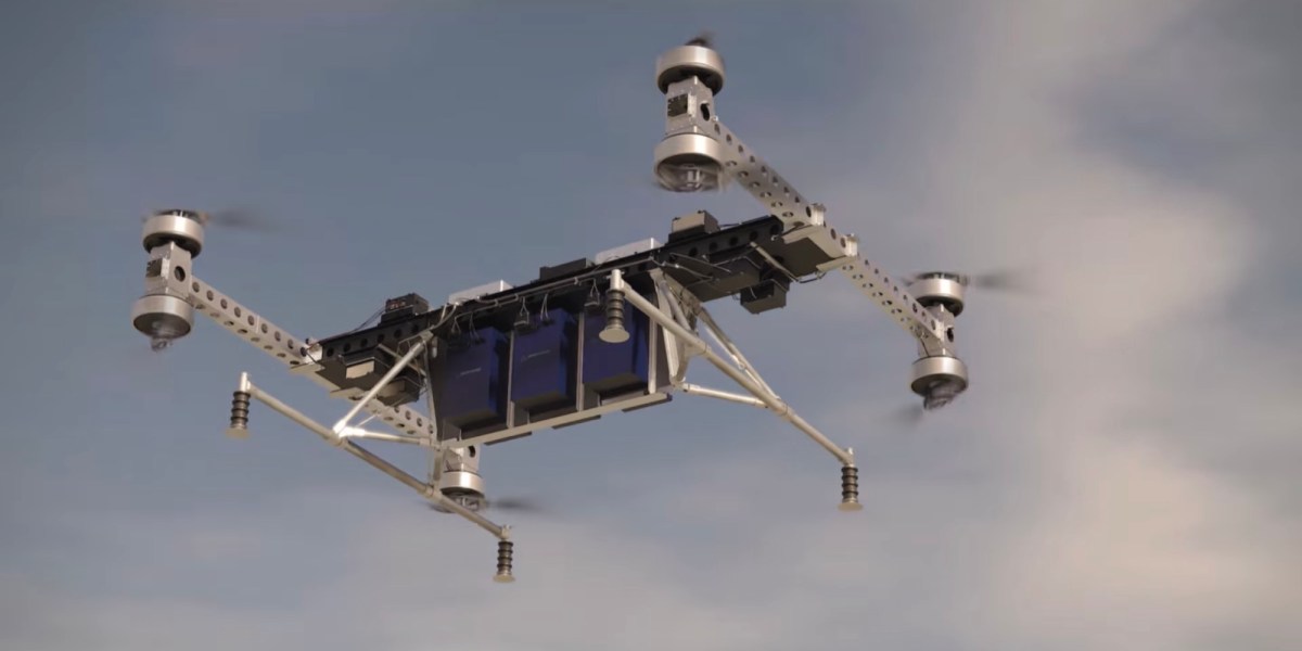 Boeing developed a cargo drone capable of carrying 500 pounds