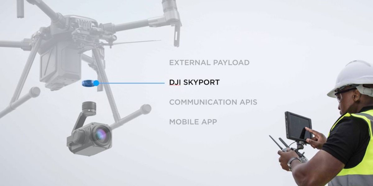 DJI onboard SDK and Skyport adapter 4