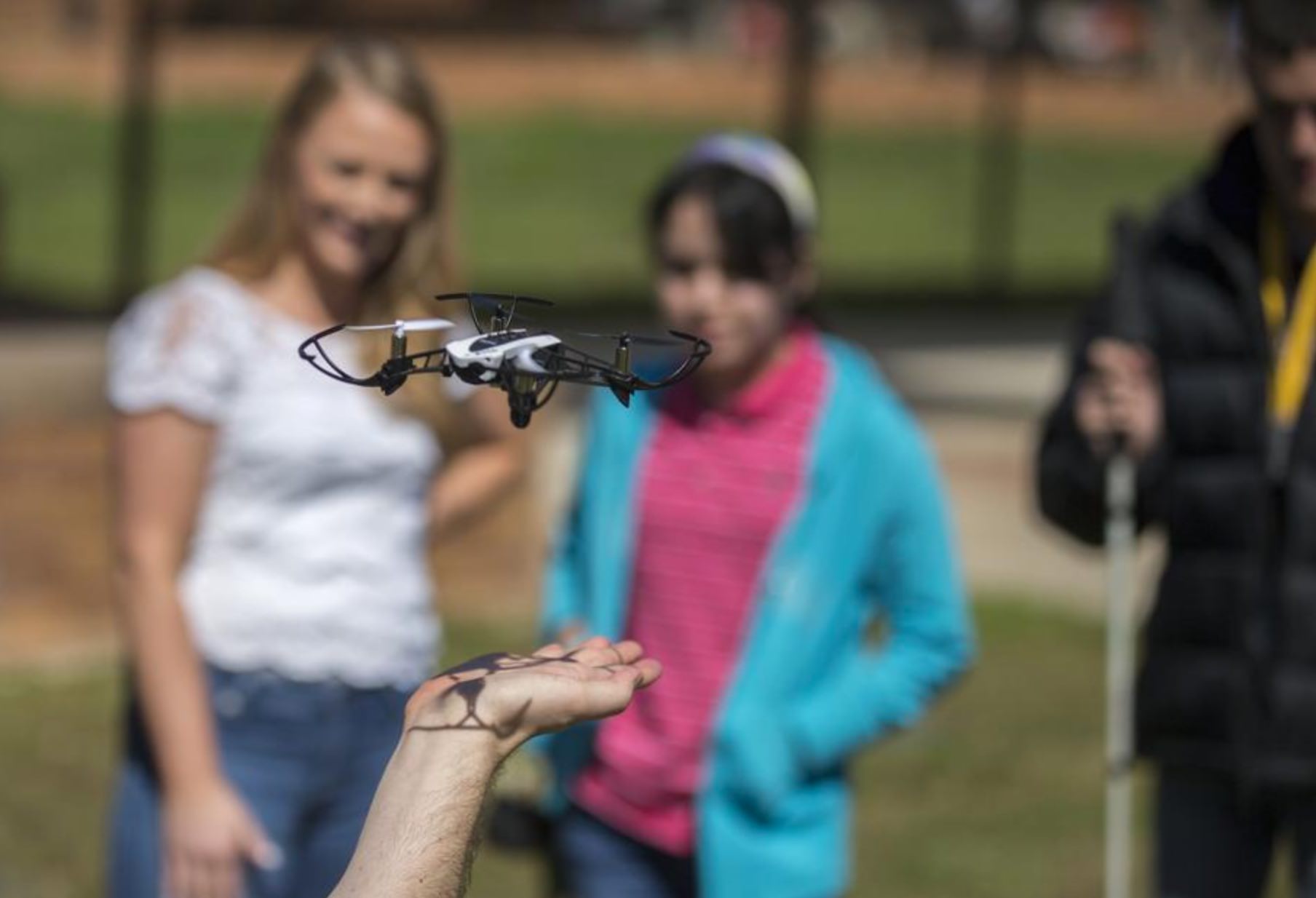 Apple helps visually impaired students write code and fly Parrot drones ...
