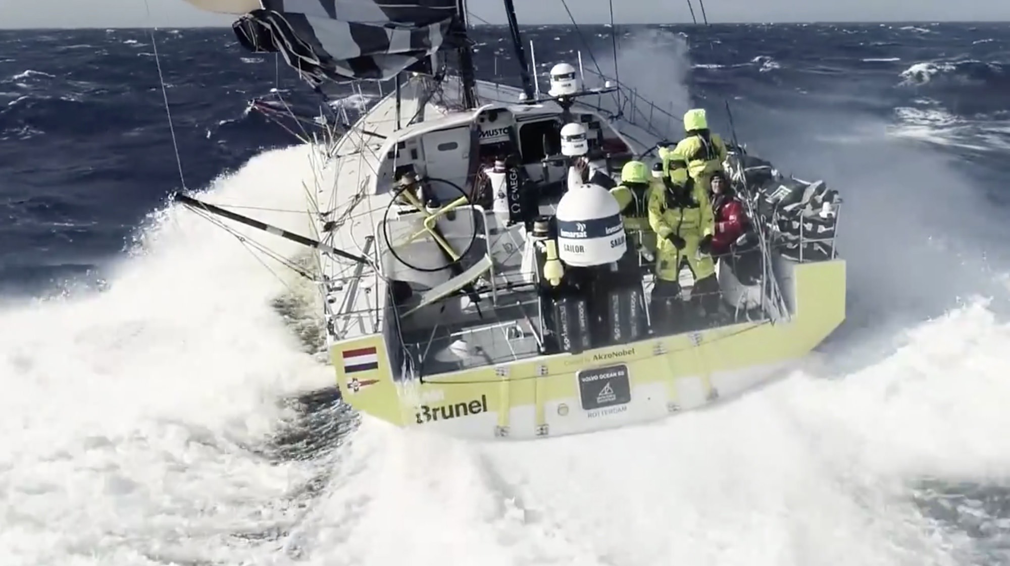 volvo ocean race drone