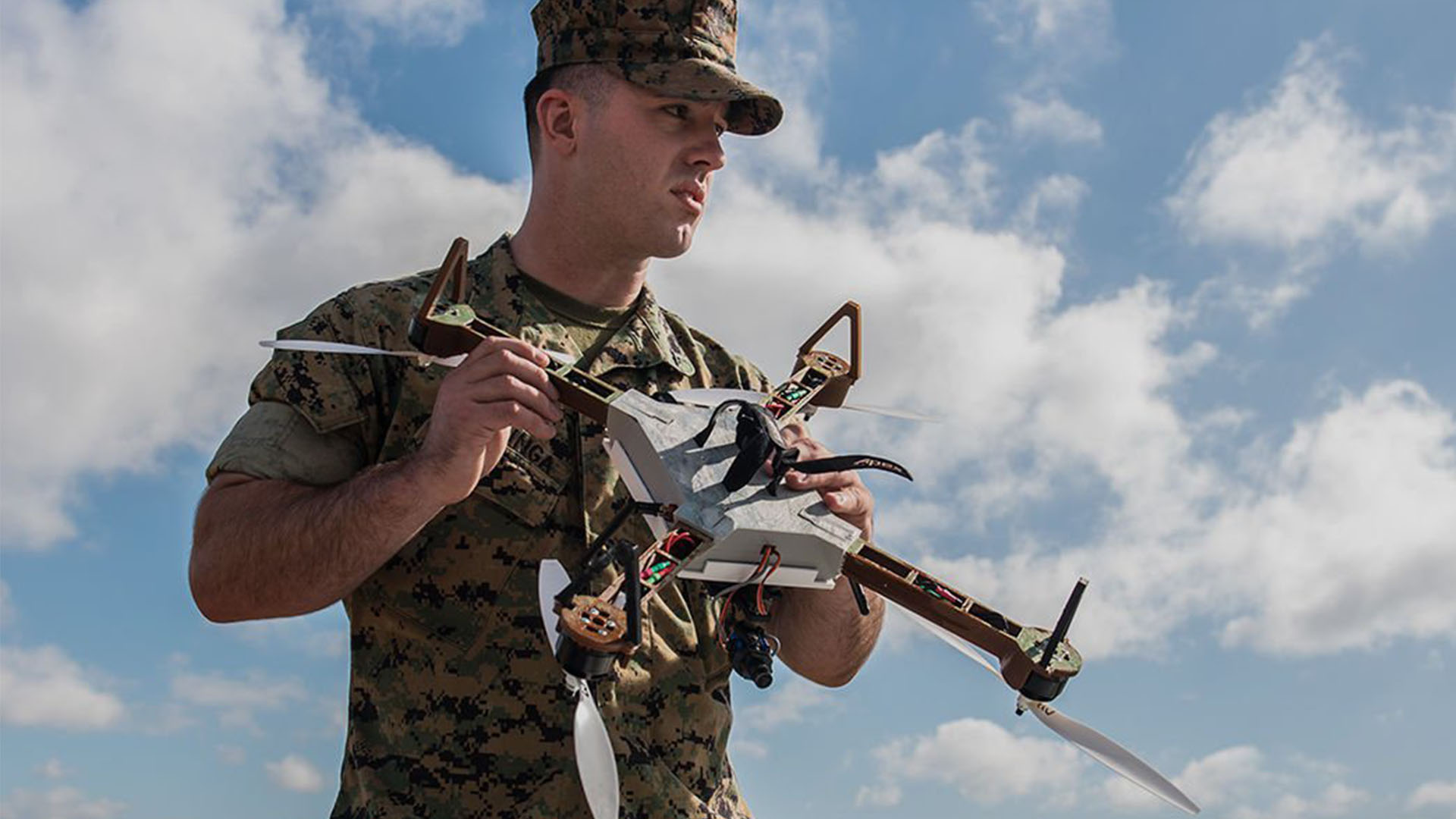 Marines Testing Drone Swarms Controlled From A Single Operator