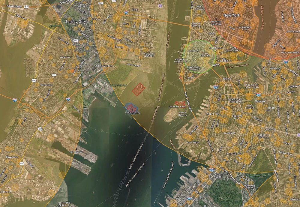 Airmap.io New York City Statue of Liberty