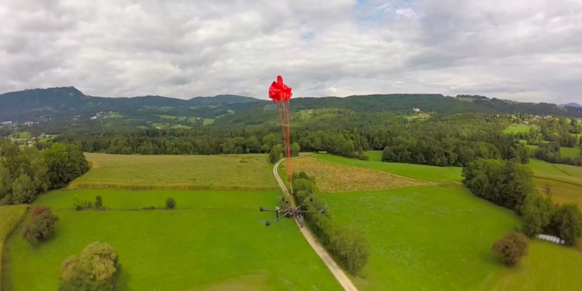 Austrian company Drone Rescue introduces new parachutes for drones