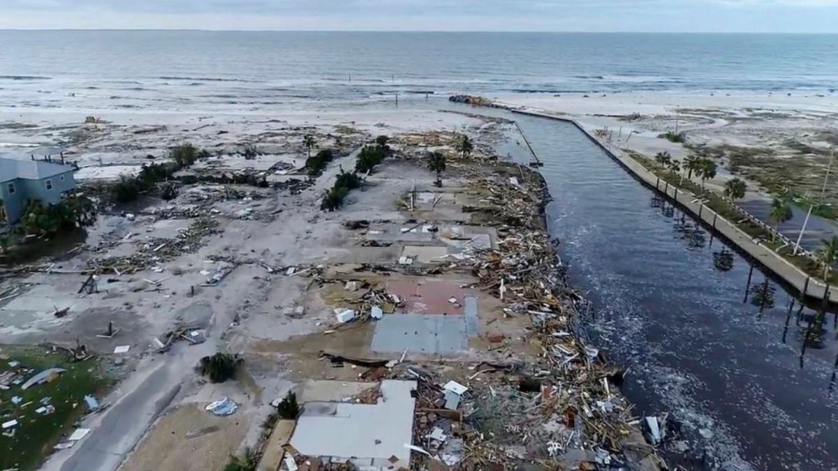 Drone video shows Hurricane Michael caused widespread devastation in Mexico Beach, FL