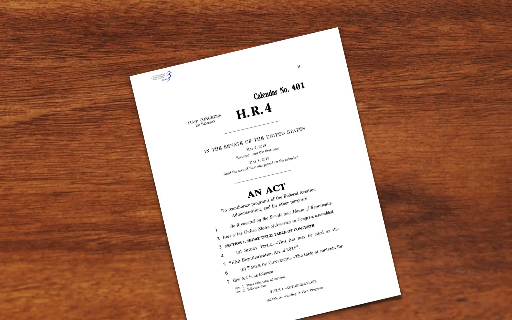 FAA Reauthorization Act Of 2018 Passed By Senate - DroneDJ