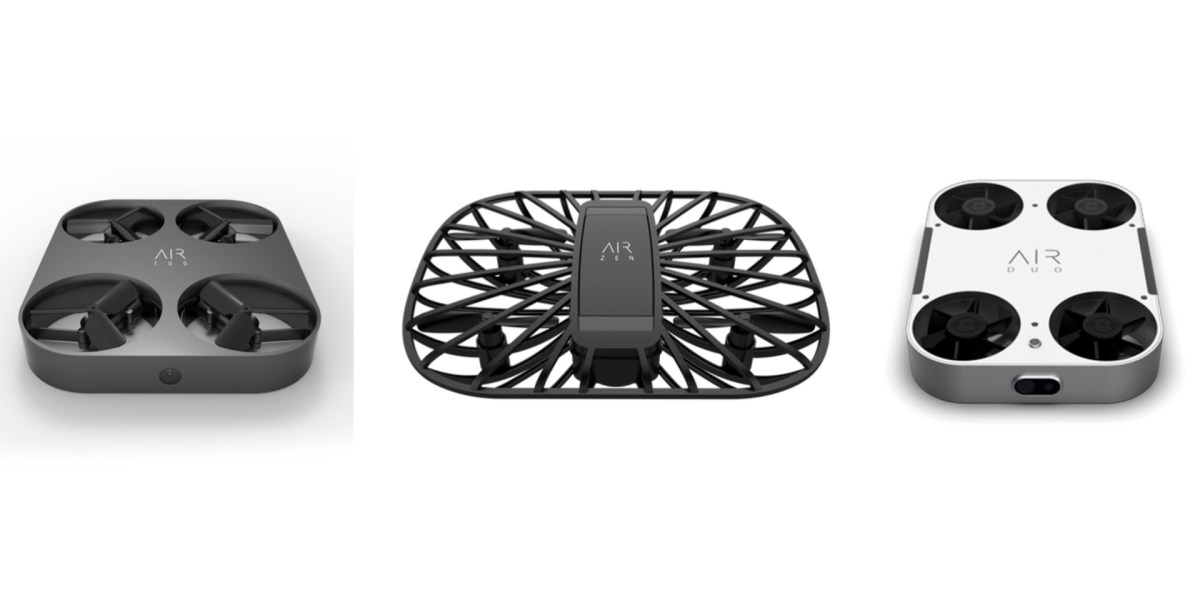 AirSelfie introduces three new aerial cameras or drones at CES 2019. The company is known for the smallest, easiest, most portable drones unveiled three new aircraft at CES: the AIR 100, the AIR ZEN and the AIR DUO.