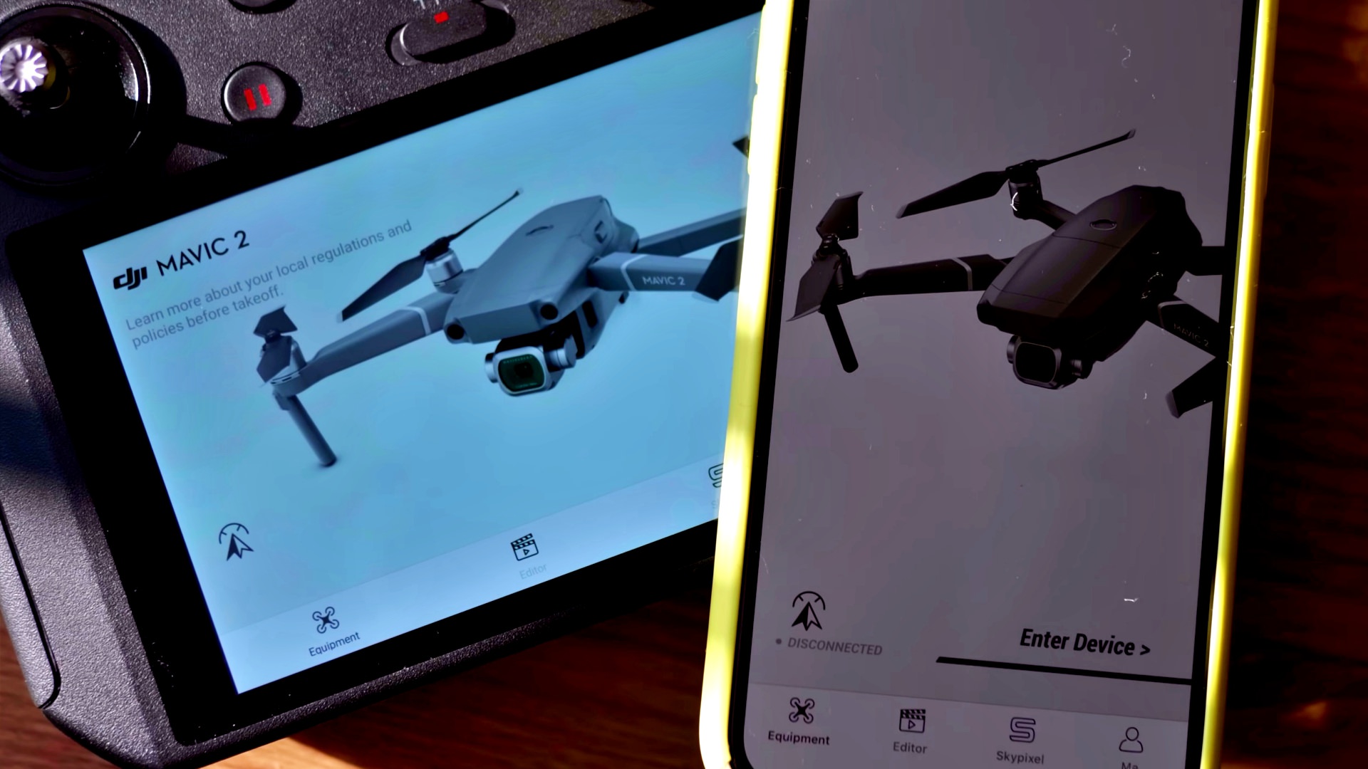 Dji mavic best sale smart controller review