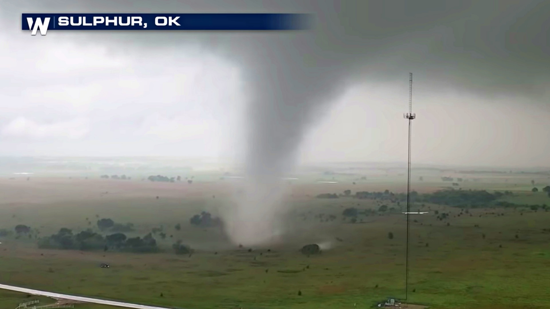 Storm Chaser Captures Tornado With His Drone In Oklahoma