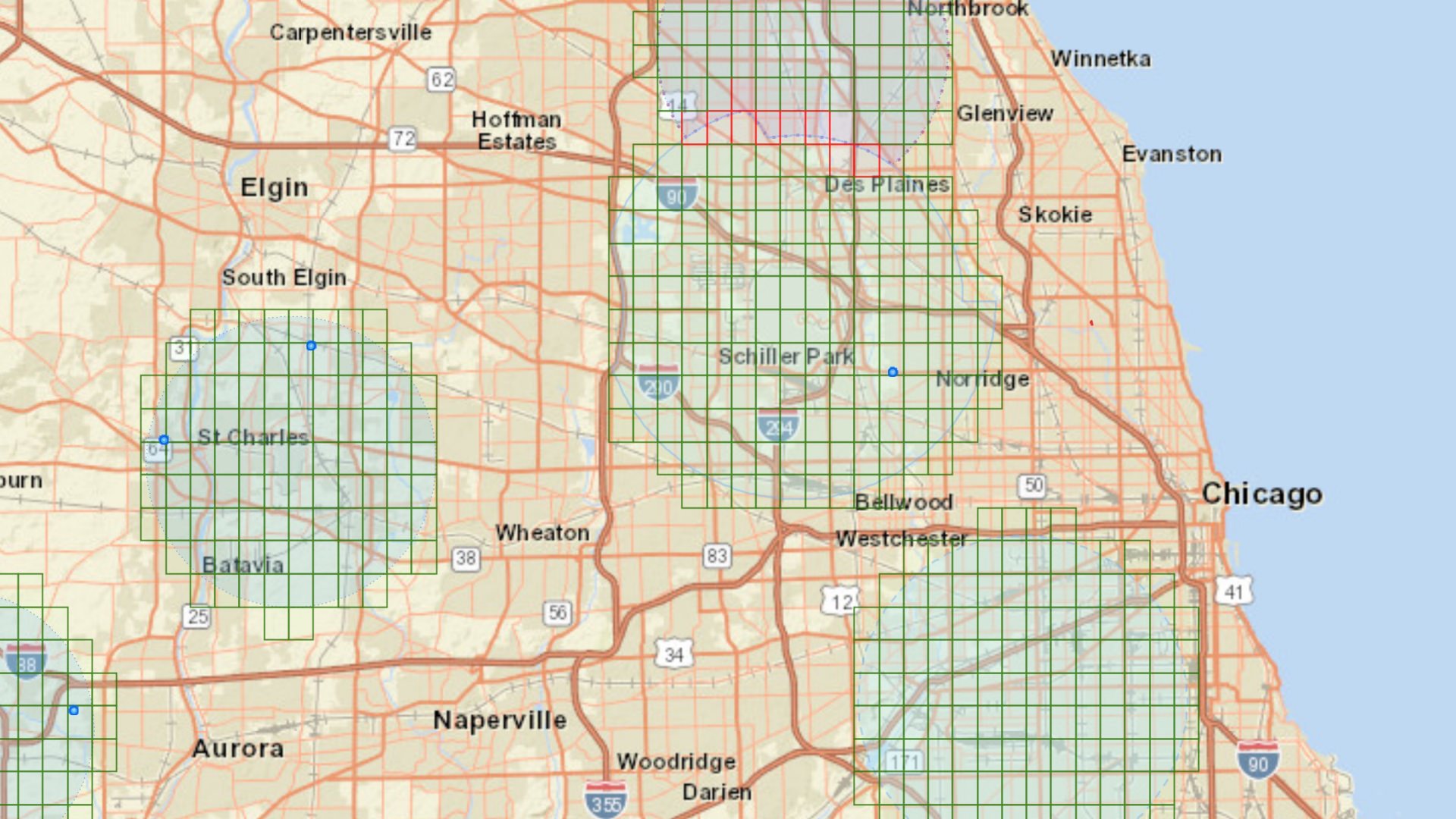 Map Los Angeles Faa Facility - Map Of Counties Around London