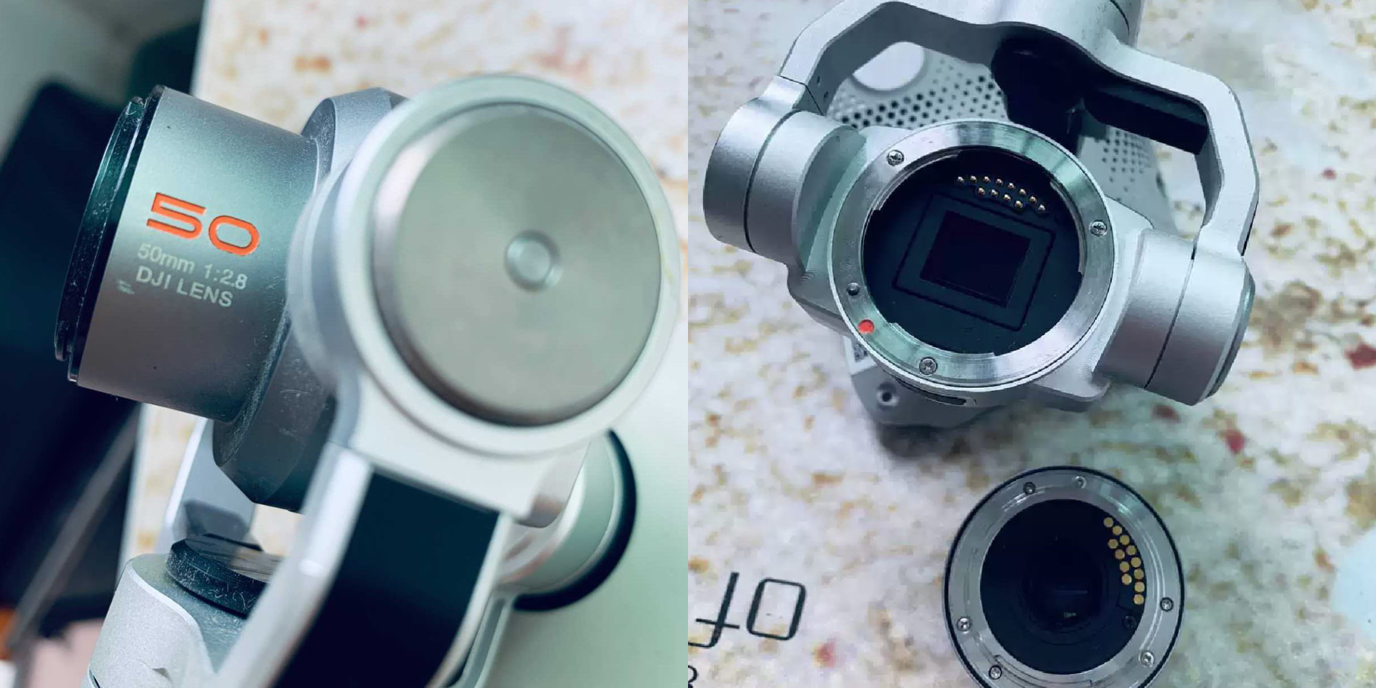 Photos of DJI camera with interchangeable lens system DroneDJ