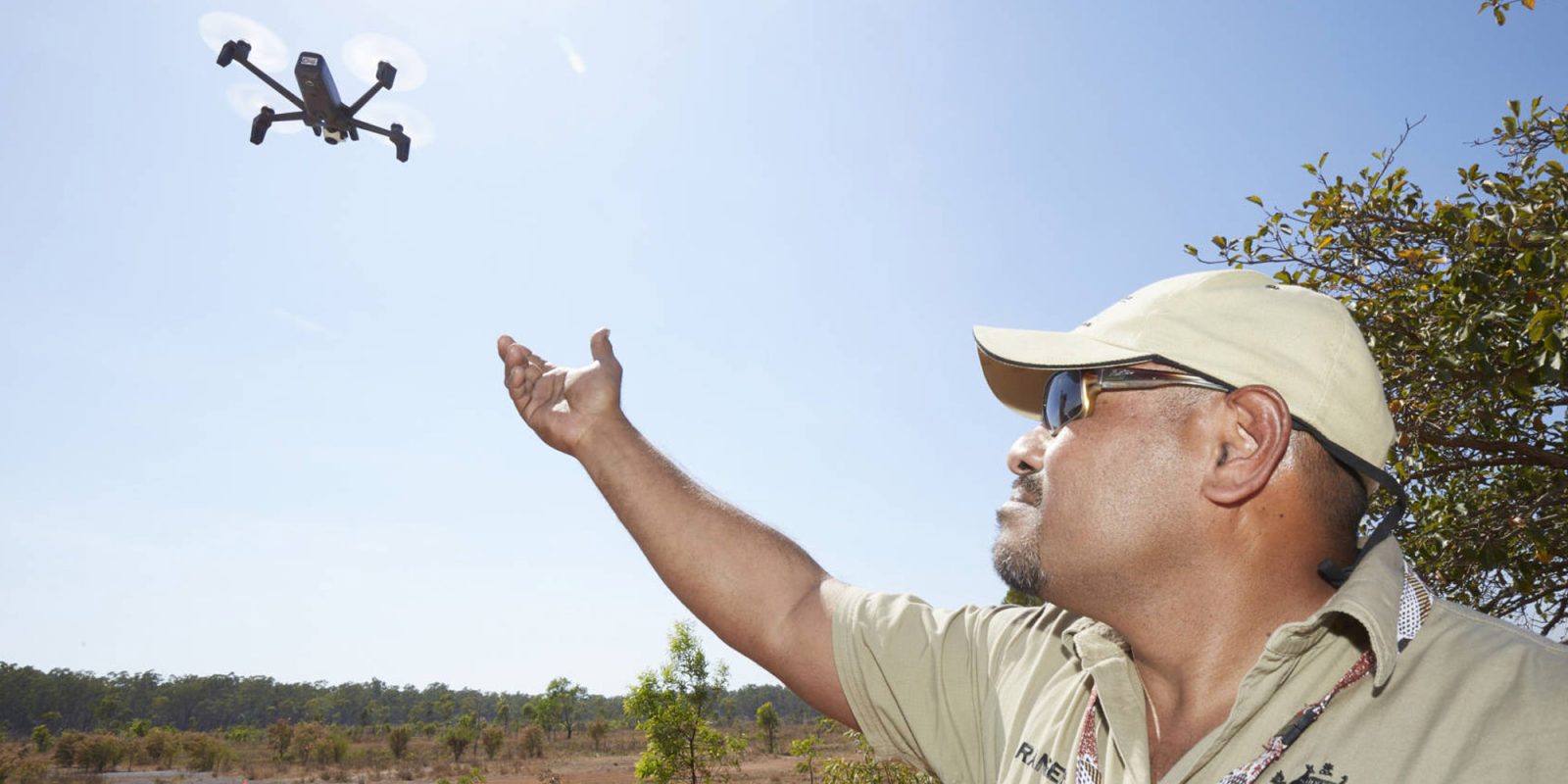 Indigenous rangers are taking to the skies to protect sacred land in