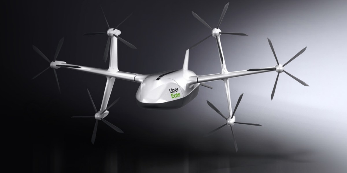 Check out the Uber Eats delivery drone