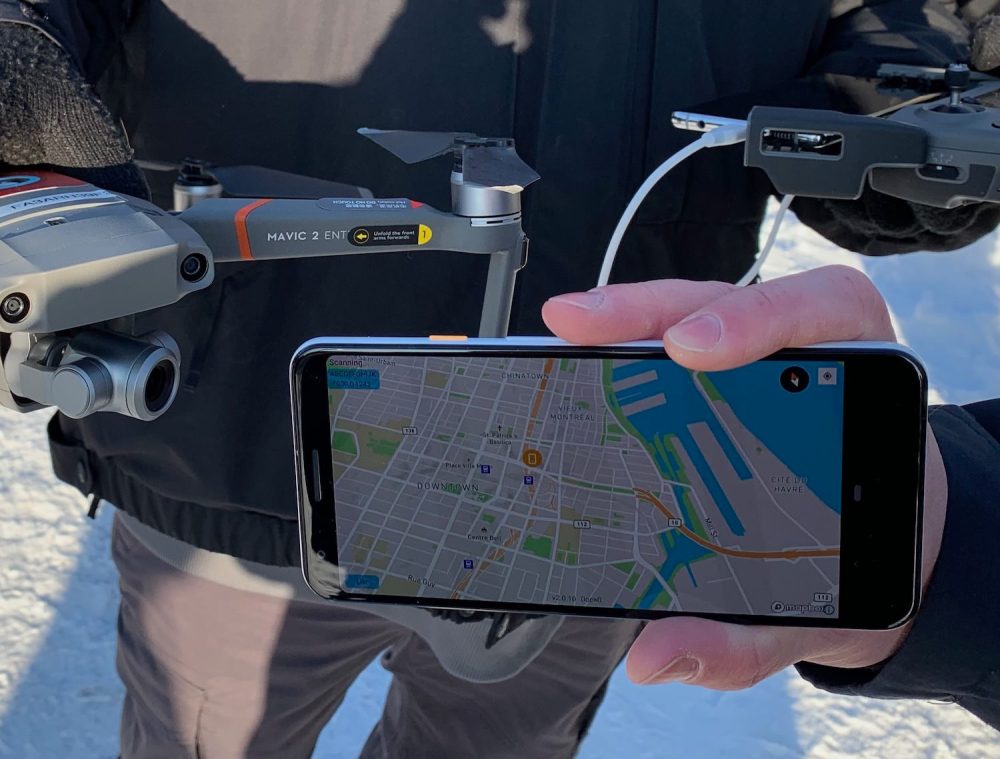 DJI demonstrates direct drone-to-phone Remote ID