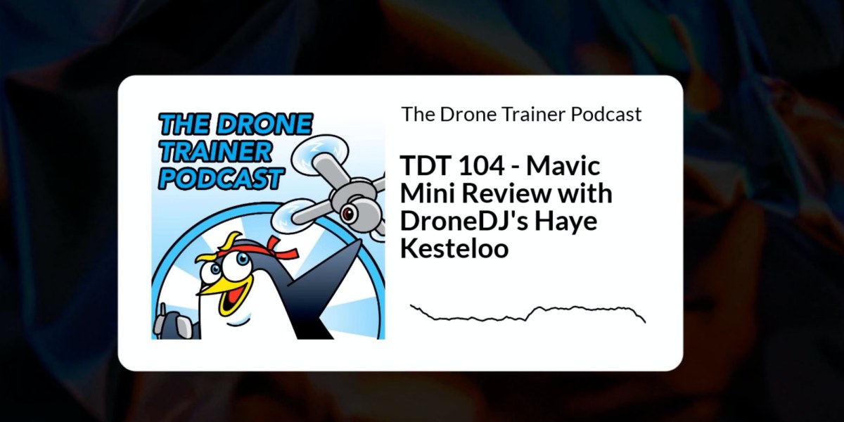 Drone Trainer Podcast interview about the DJI Mavic Mini with DroneDJ
