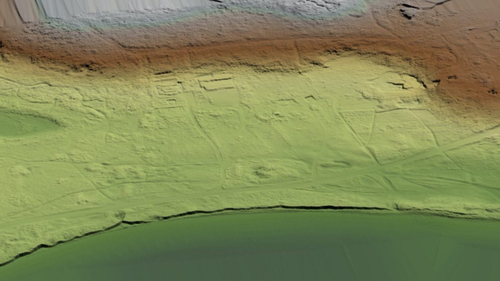 Drone With Lidar Reveals German Ss Concentration Camp From Wwii