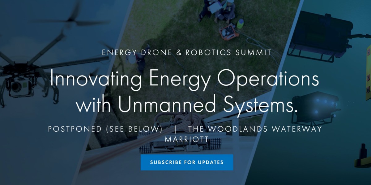 Energy Drone + Robotics Summit has been postponed because of Coronavirus