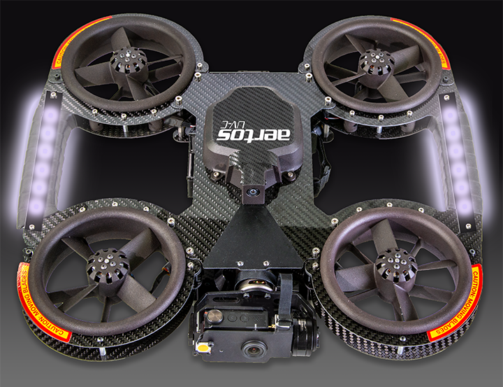 新型消毒无人机与紫外线对抗COVID-19 Aertos 120-UVC无人机