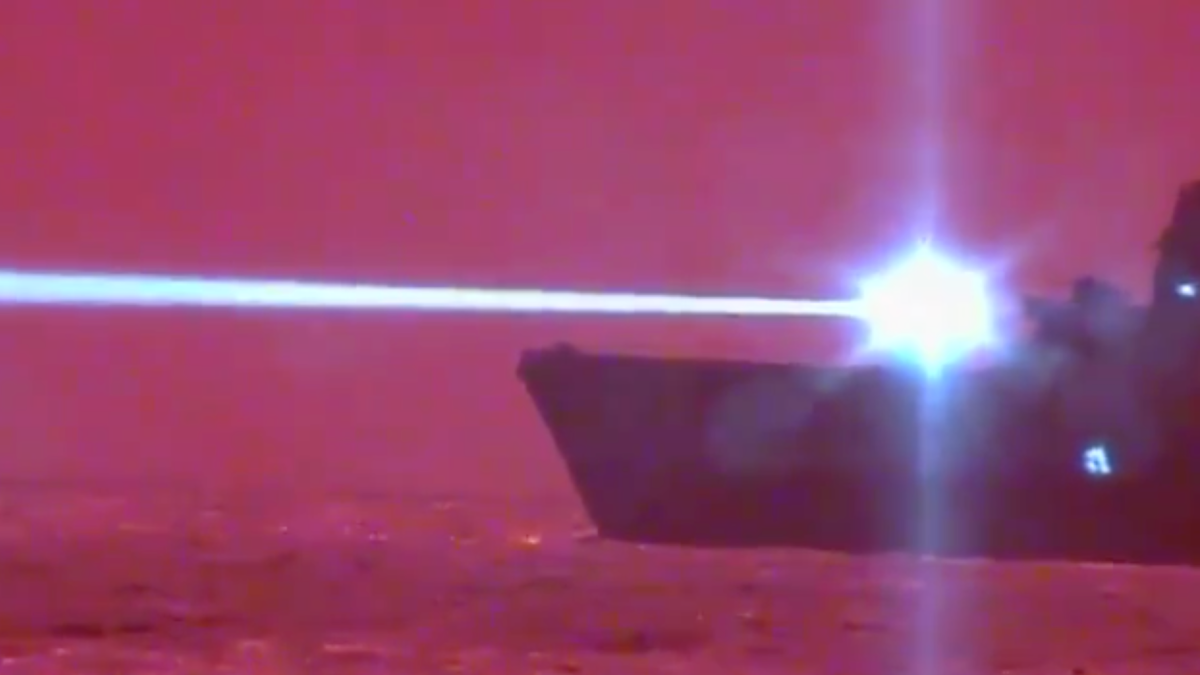 navy laser drone