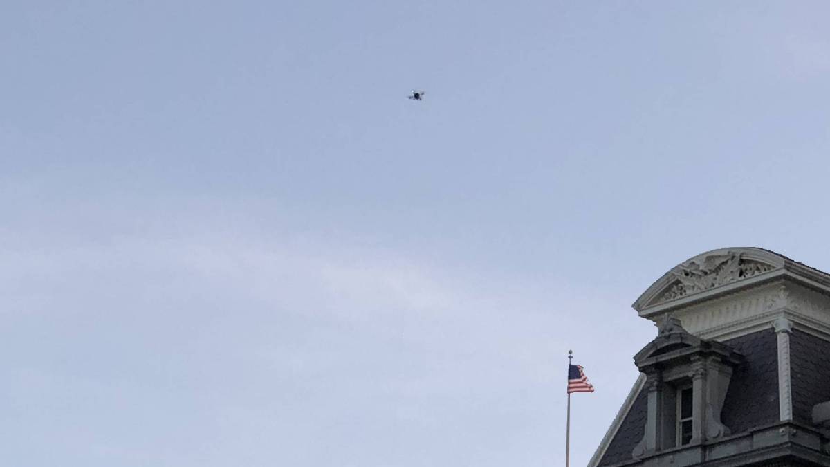 drone spotted EEOB Washington