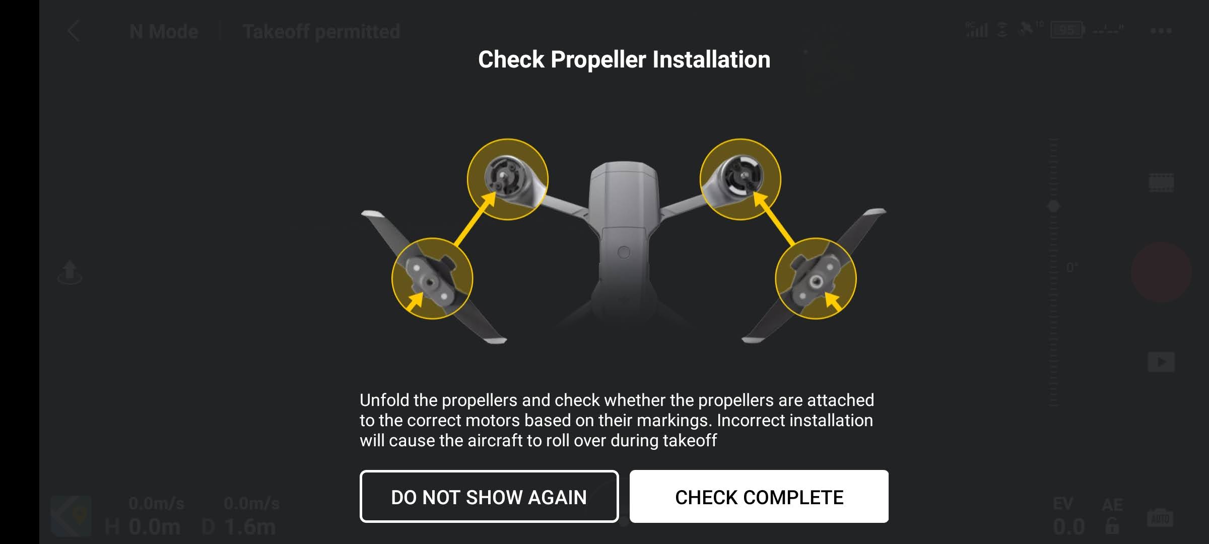 dji mavic air 2 propeller installation