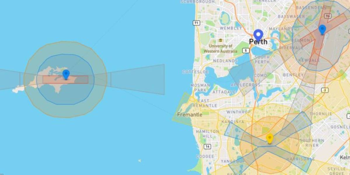 DJI no-fly zone maps could be flights