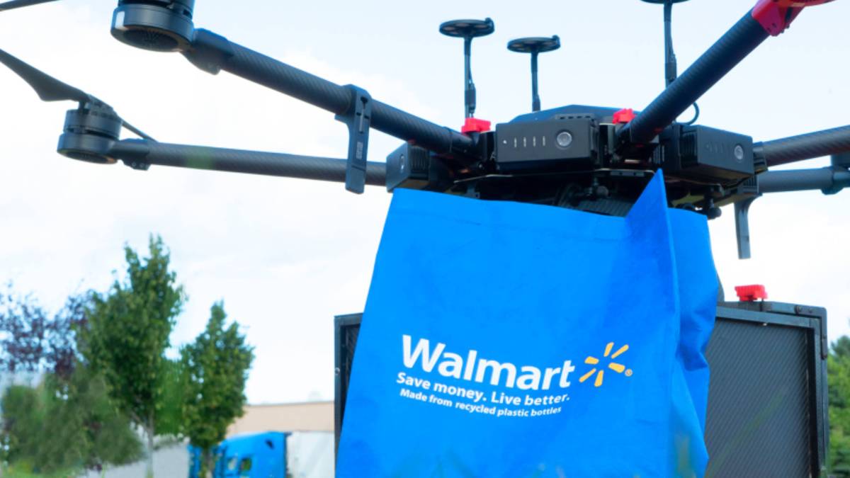 Walmart drone deliveries Carolina