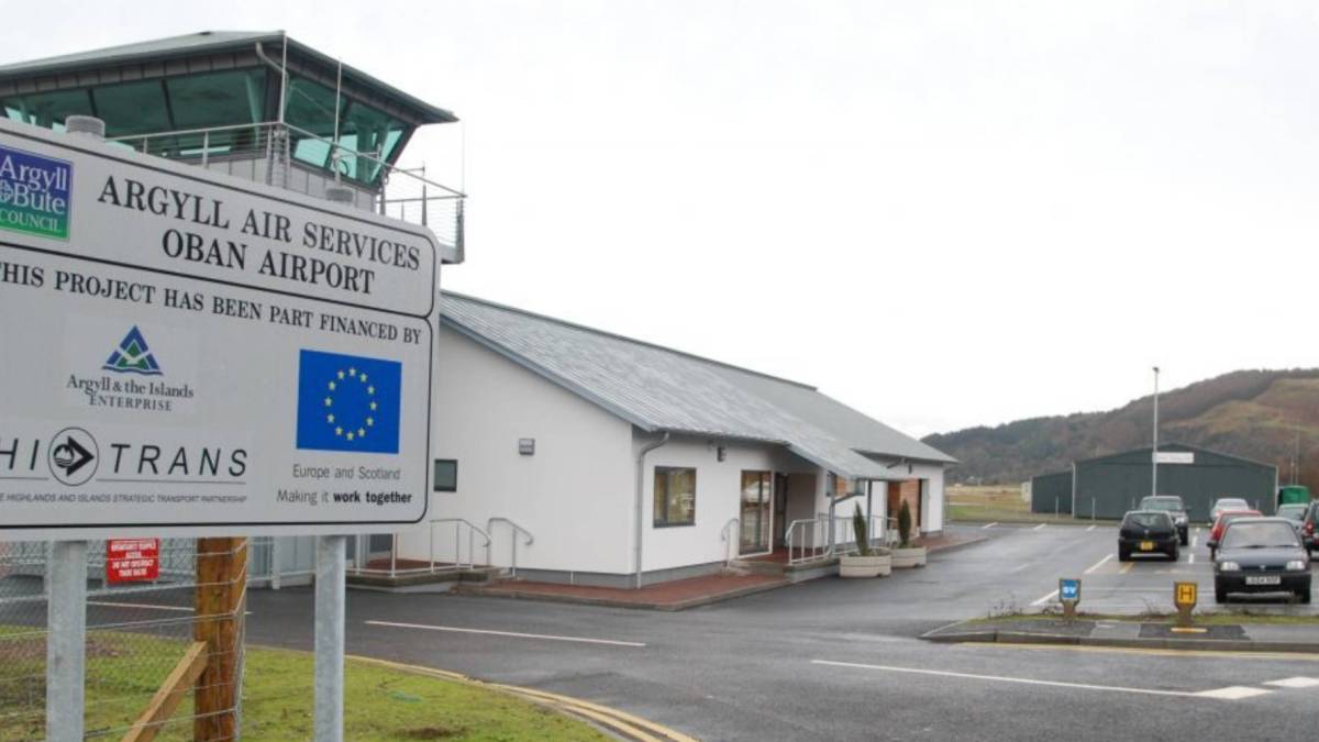 drone sightings Oban airport