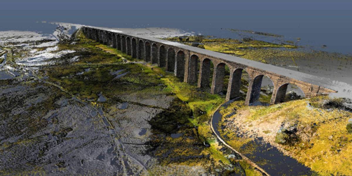 Drones LiDAR Yorkshire’s viaduct restoration