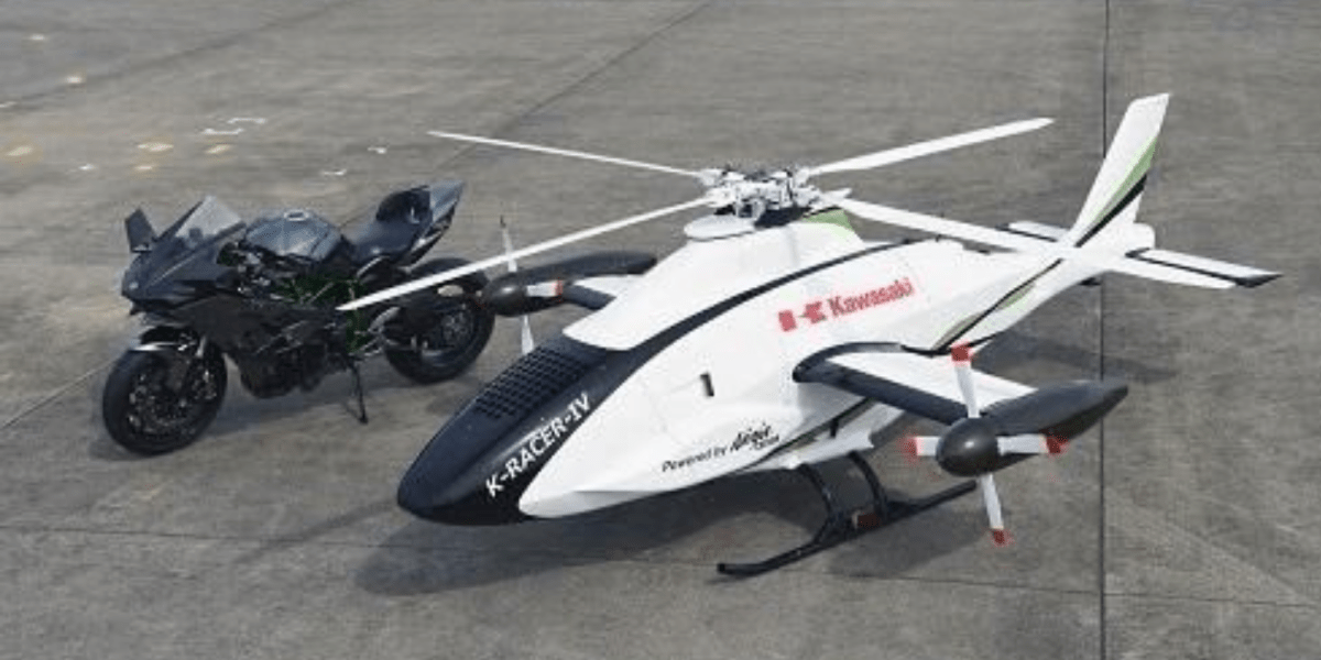 Kawasaki K-RACER compound helicopter