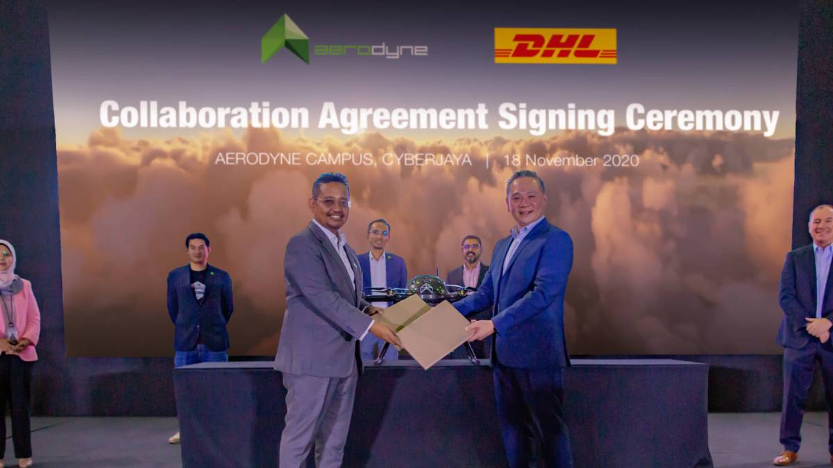 DHL Express Aerodyne drone delivery