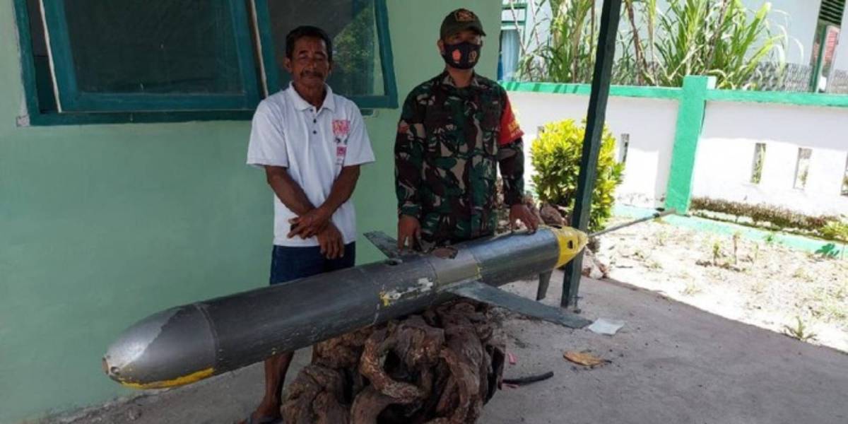 Indonesian fisherman finds Chinese drone