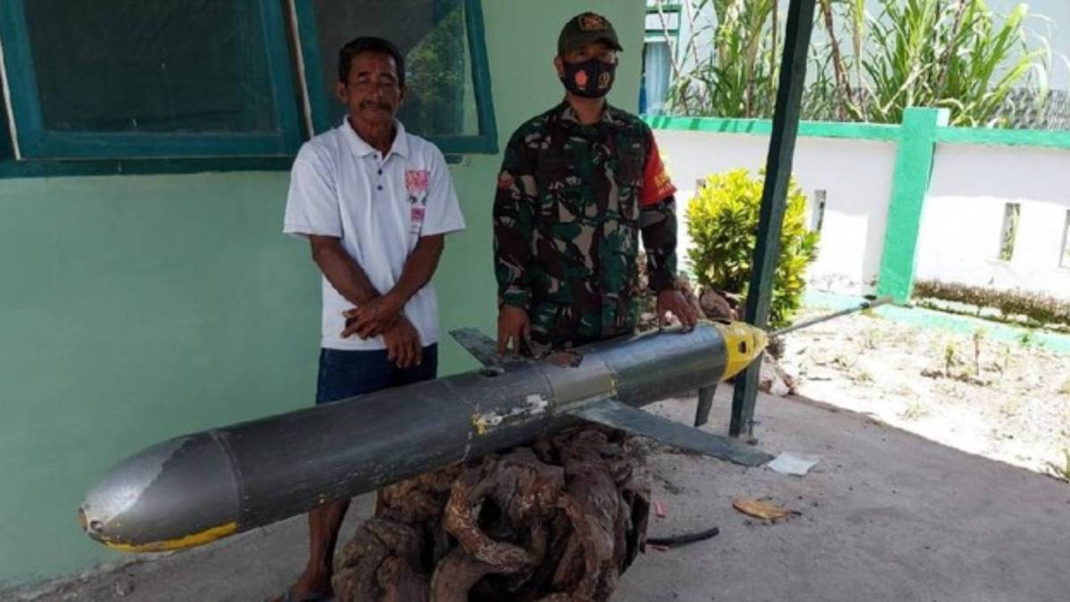 Indonesian fisherman finds Chinese drone