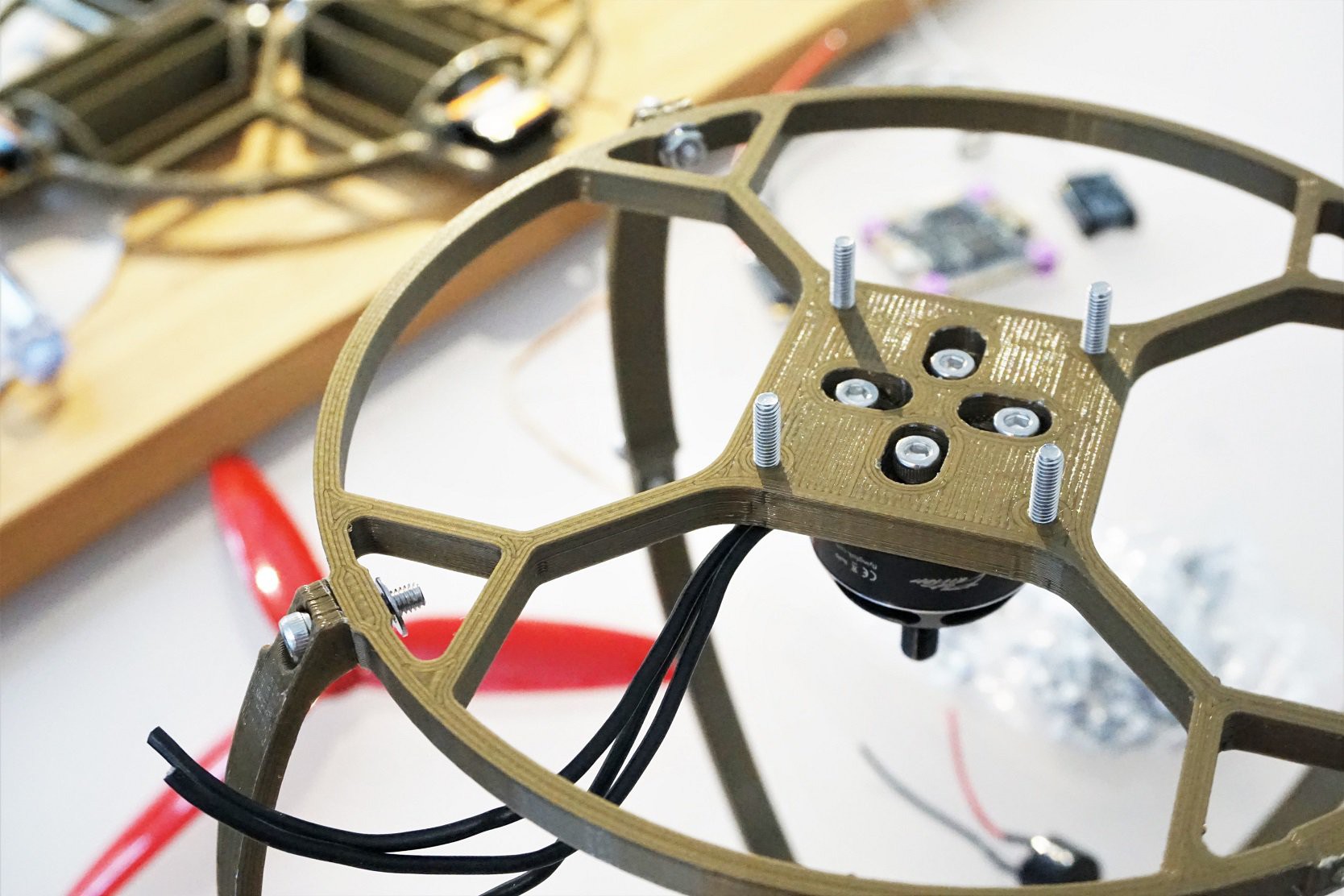 one propeller drone