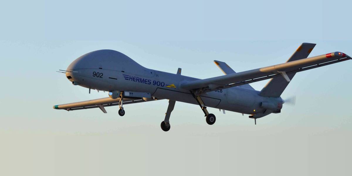 Canada drone whales Elbit System Hermes 900 drones