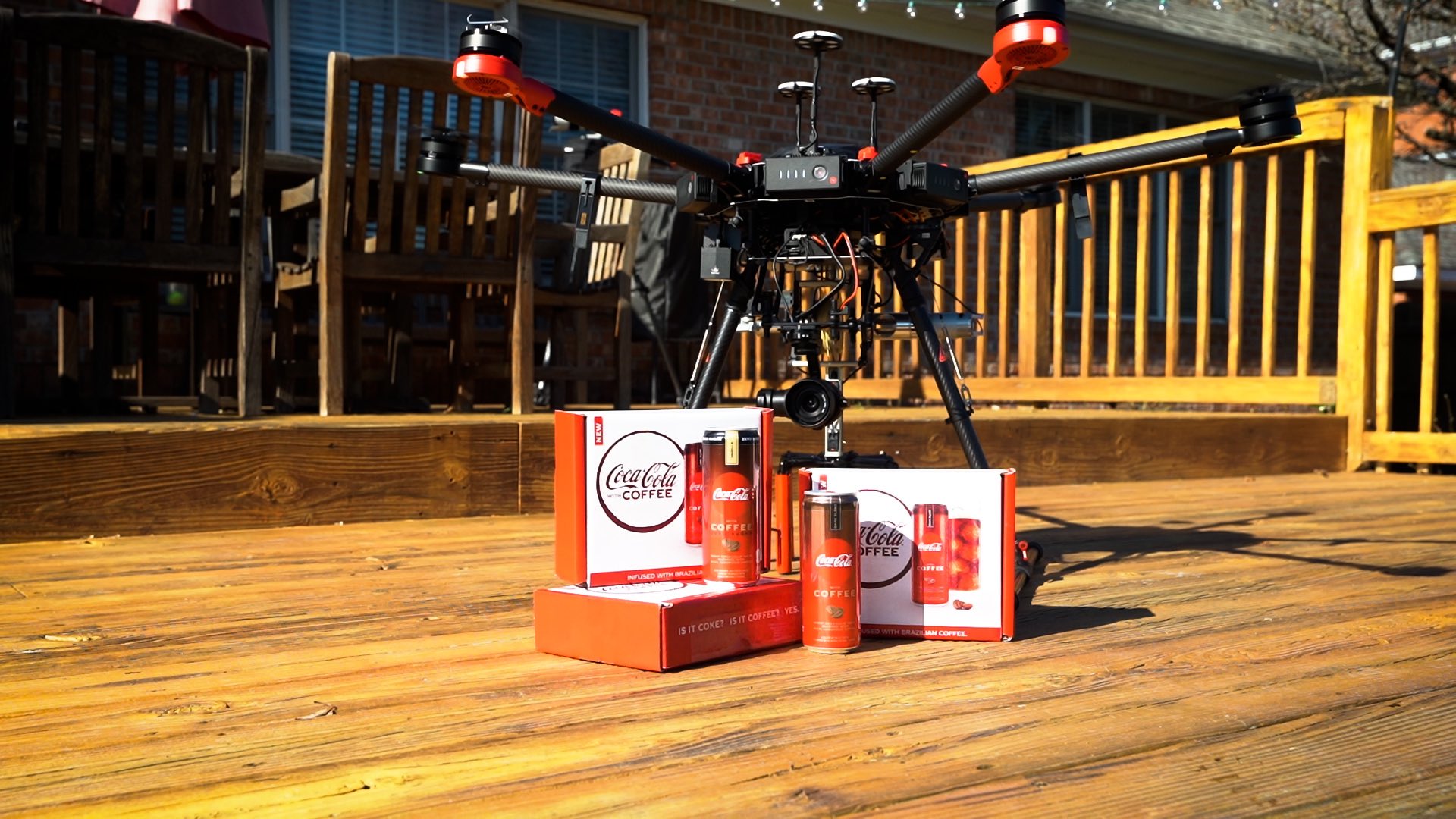 coca cola drone