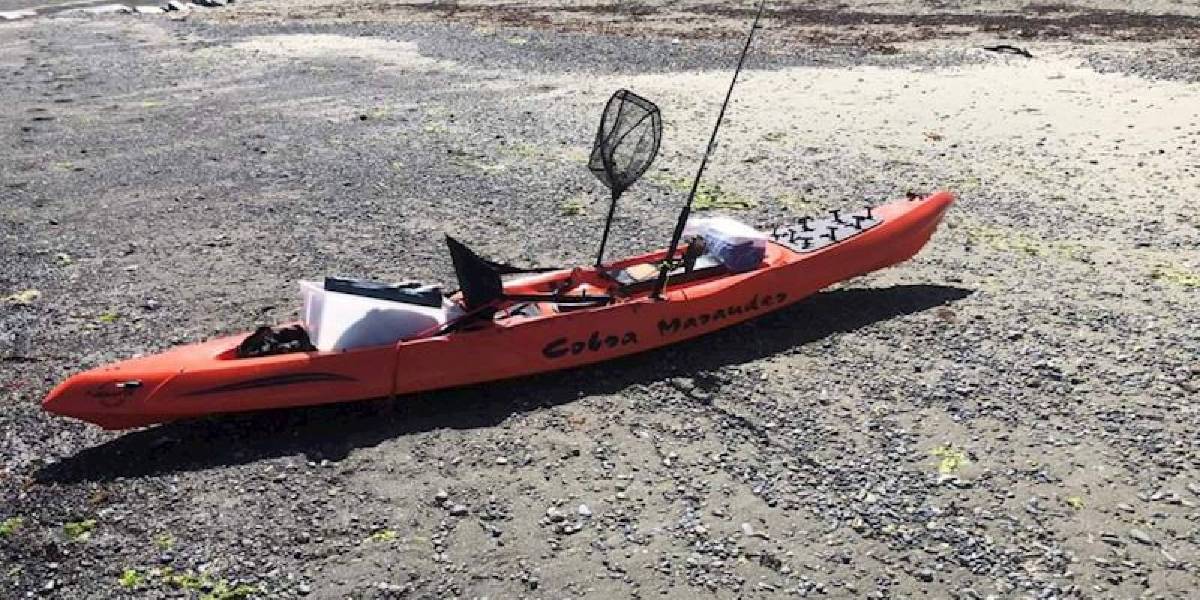 Missing kayaker drone search rescue
