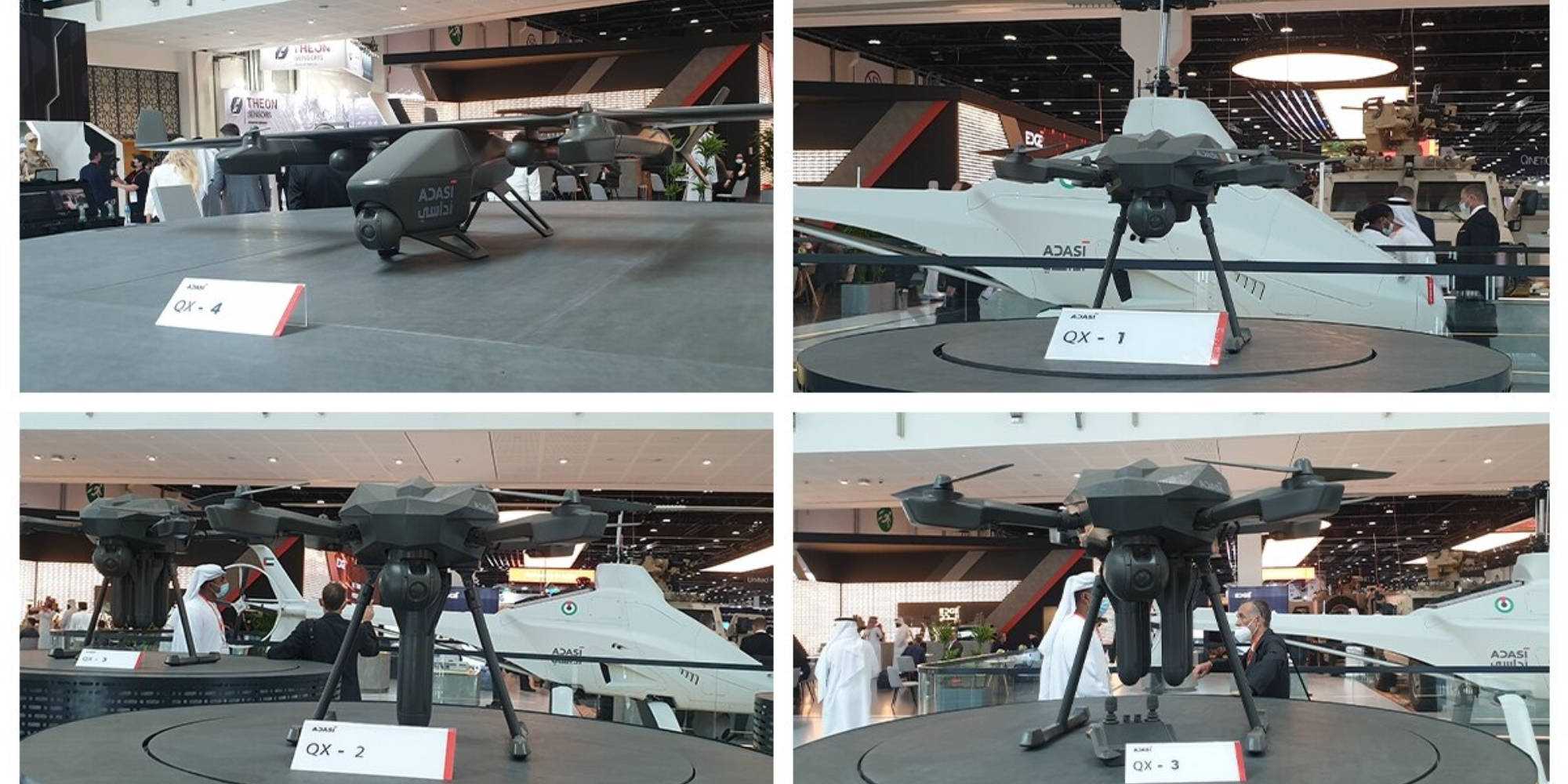 Edge Group shows off its new QX kamikaze drones at IDEX