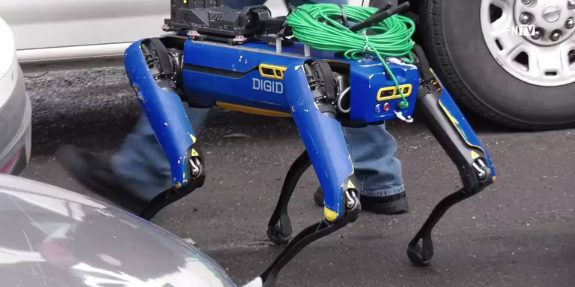 NYPD's Spot robot dog arrives at the scene of a home invasion