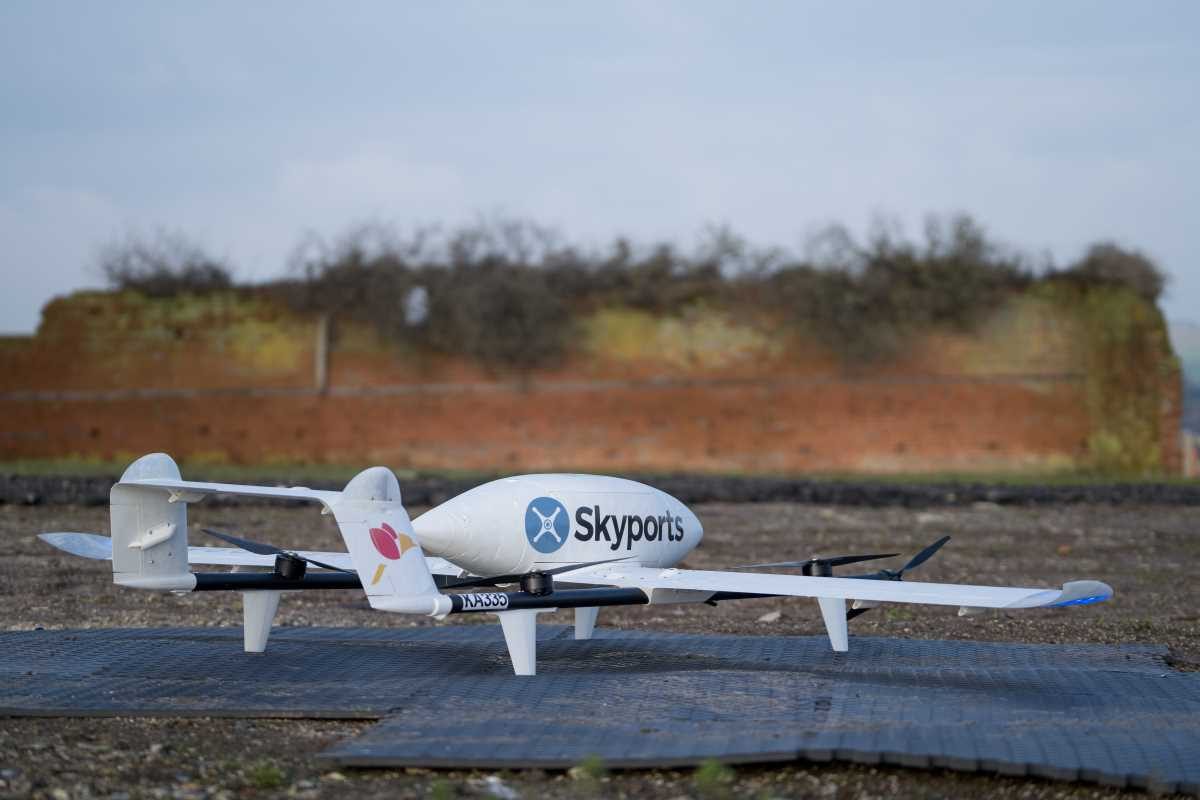 Skyports в партнерстве с Kongsberg Geospatial для поставок за пределами прямой видимости