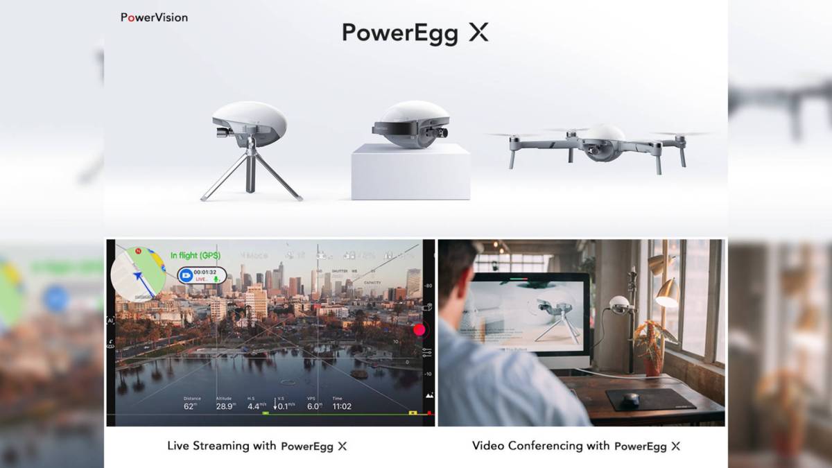 PowerVision PowerEgg live video